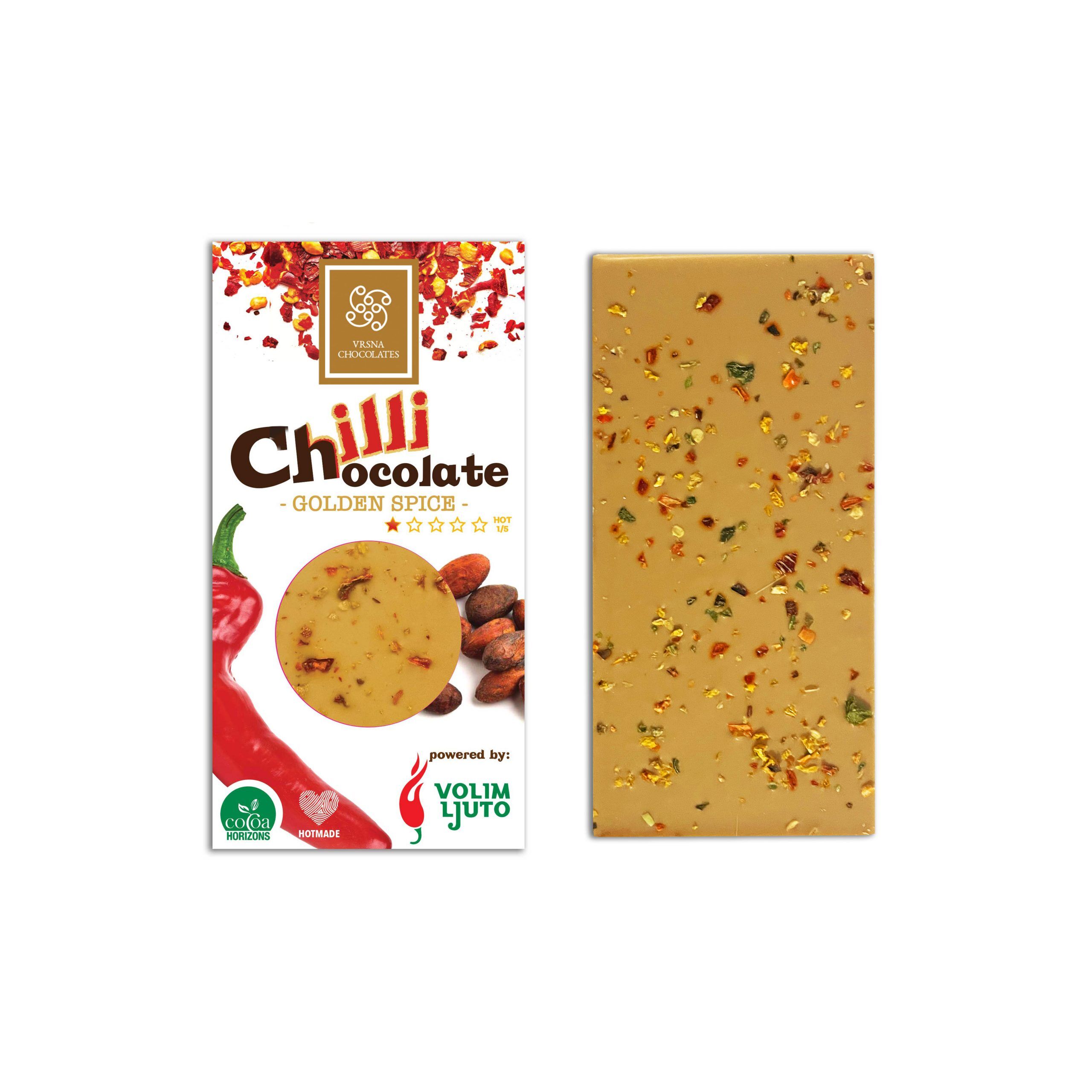 Chilli čokolada s karamelom i čili papričicama